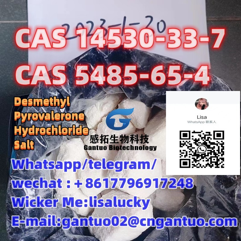 Best selling cas 14530-33-71-Phenyl-2-(1-pyrrolidinyl)-1-pentanone/cas 5485-65-4 Desmethyl Pyrovalerone Hydrochloride Salt